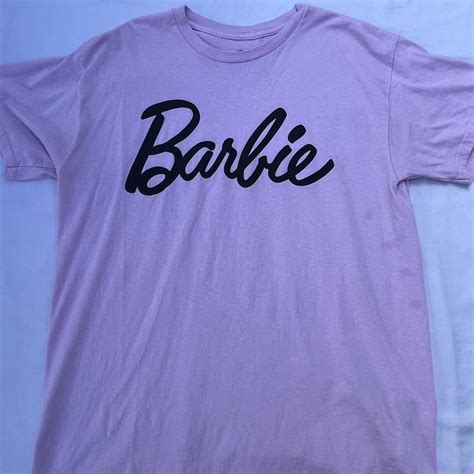 Pink Barbie T-Shirt Size: L Pit to pit:... - Depop