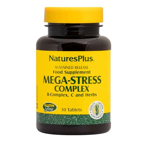 Natures Plus Mega Stress Complex 30 Sustained Release Tablets