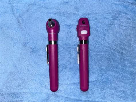 Welch Allyn Pocket Otoscope And Ophthalmoscope Set Plum Health