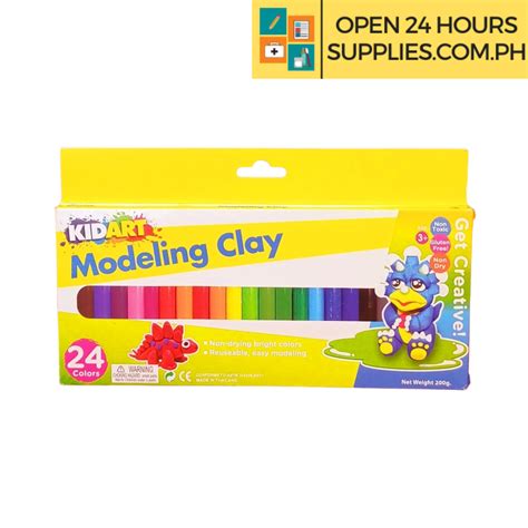 Clay Kid Art Modeling Clay 24 Colors T200 24C Supplies 24 7 Delivery