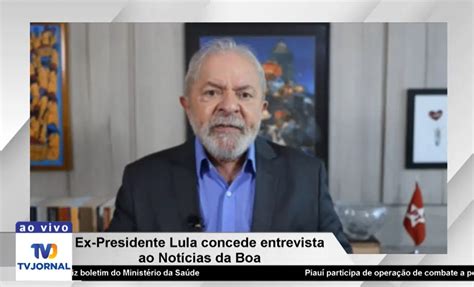 Em Entrevista Lula Diz Que N O Pode Abdicar Da Intelig Ncia De W Dias