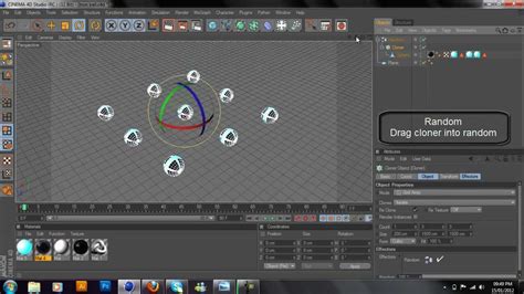 Cinema 4D Cloner Random Tutorial YouTube