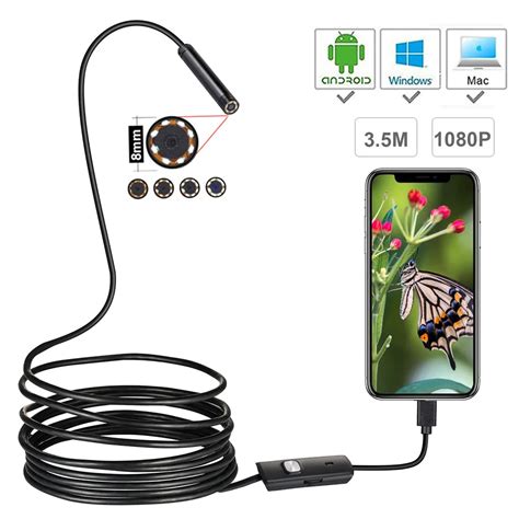 P Hd Mini Android Endoscope Camera M M M M Microusb