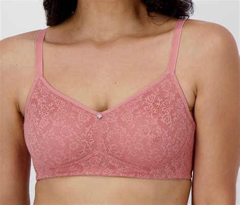 Breezies~lace Unlined Wirefree Support Bra~36ddd~a473479~no Padding