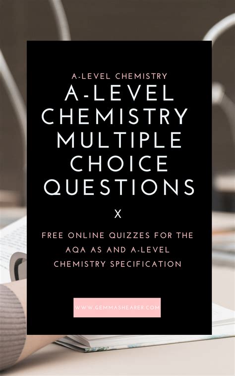 A Level Chemistry Practice Questions Answers