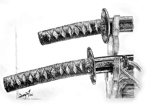 Samurai Sword Katana Drawing