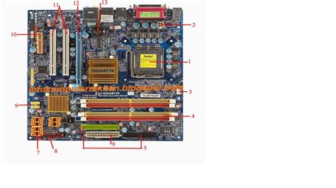 Mengenal Bagian Bagian Motherboard Komputer Dengan Gambar Dan Fungsinya Images