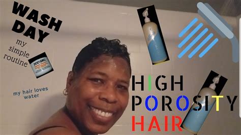 High Porosity Hair Wash Day Youtube