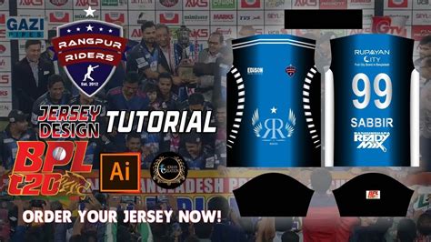 Rangpur Riders Jersey Kit BPL 2024 Bpl2024 Rangpurriders