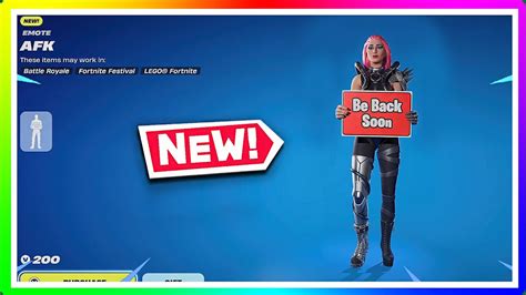 Fortnite Shop NEW AFK Emote Perfect Execution Vinderman 2 0