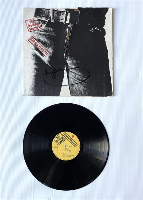 Andy Warhol The Rolling Stones Sticky Fingers LP 1971 For Sale At