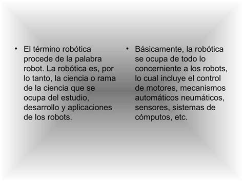 Robotica E Inteligencia Artificial Ppt