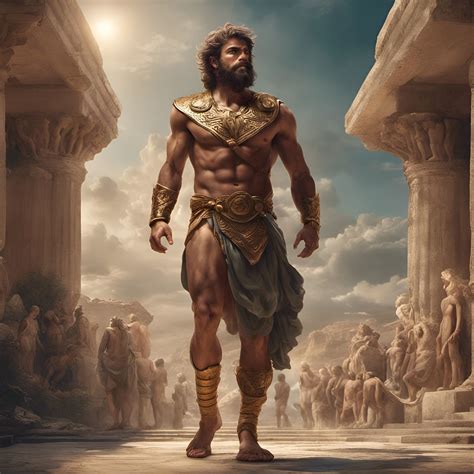 Heracles Greek God Mythology 65 Foot In A Tunic In Ancient Greece