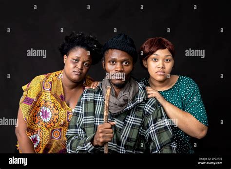 Three Diverse people all from South Africa's Rainbow Nation Stock Photo - Alamy