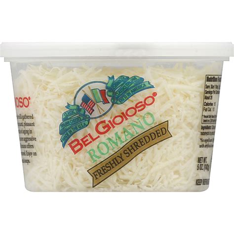 BelGioioso Freshly Shredded Cheese 5 Oz Parmesan Romano Sullivan