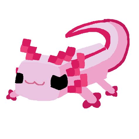 Pixilart - Minecraft Axolotl by White-Crewmate