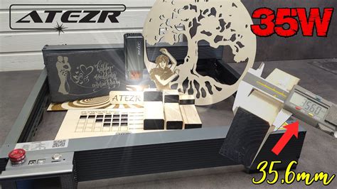 More Powerful Atezr V Six Beam Diode Laser Engraver With W Optical