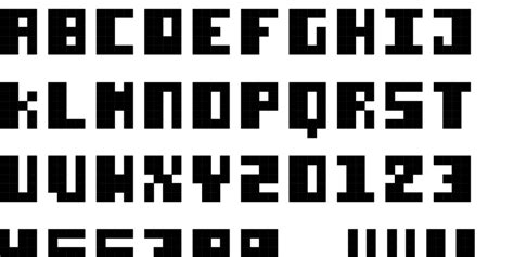 Undertale Small Font Fontstruct