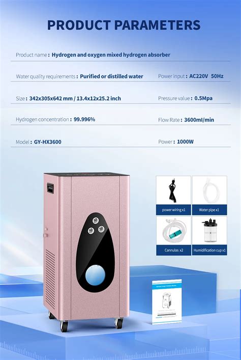 Suyzeko Spe Hydrogen Inhalation Machine Hydrogen Oxygen Gas Inhalation