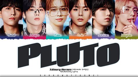 Xdinary Heroes PLUTO Lyrics Color Coded Han Rom Eng