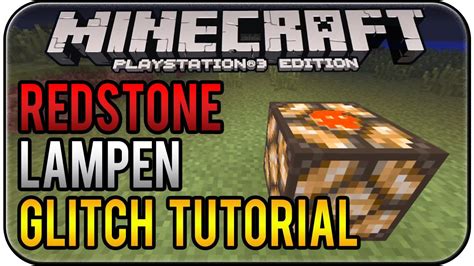 Minecraft PS3 Edition Redstone Lampen Glitch Tutorial Deutsch HD