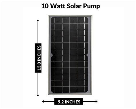 Dimensiones Panel Solar 10 Vatios Tamaño Instalación Y Beneficios