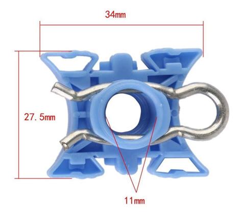 Clips De Pivote Deslizante Para Regulador De Ventana Cuotas Sin Inter S
