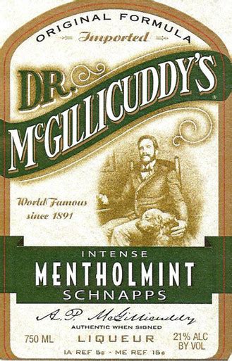 Dr Mcgillicuddy Mentholmint 750ml Haskells