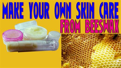 How To Make Lip Balm From Beeswax At Home Youtube