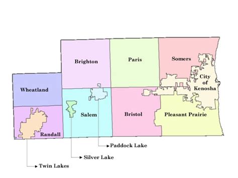 Kenosha County, WI - Official Website - Municipal Map