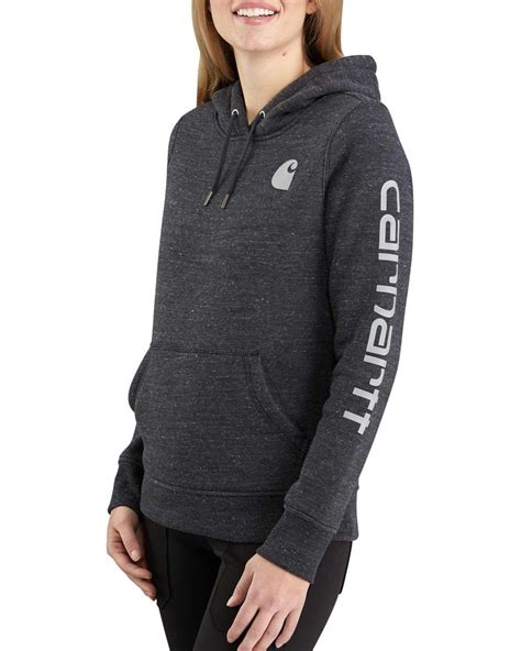 Carhartt Fleece Clarksburg Graphic Sleeve Hoodie In Black Lyst