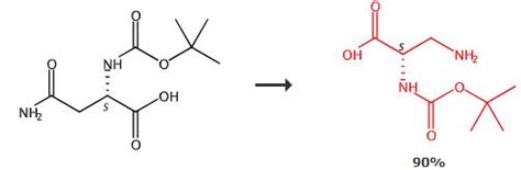 S 3 氨基 2 叔丁氧羰基氨基丙酸的合成与应用