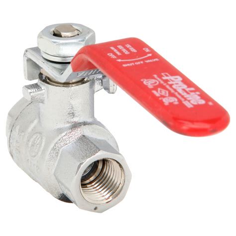 In Chrome Plated Brass Manual Two Way Ball Valve Pyt