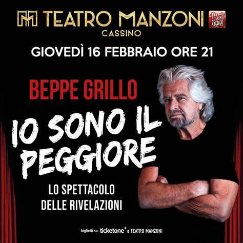 Cassino Al Cinema Teatro Manzoni Arriva Beppe Grillo