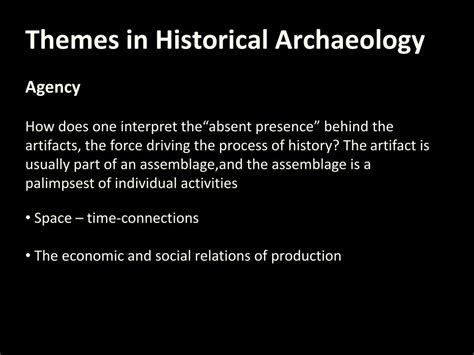 Ppt Historical Archaeology And The Modern World Powerpoint Presentation