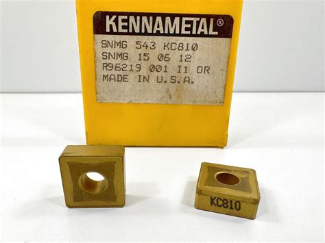 KENNAMETAL SNMG543 SNMG150612 New Carbide Inserts Grade KC810 2pcs EBay