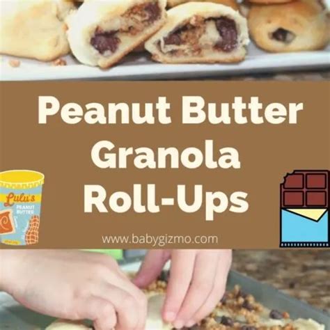 Peanut Butter Granola Roll Ups Recipe