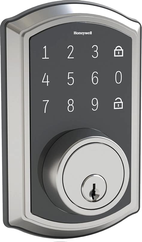 Honeywell Safes And Door Locks Keyless Entry Door Lock With Touch Screen Keypad Deadbolt