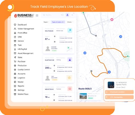 Field Employee Tracking Software Business I Erp