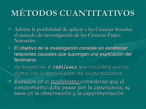 Métodos Cuantitativos Y Cualitativos De Investigación