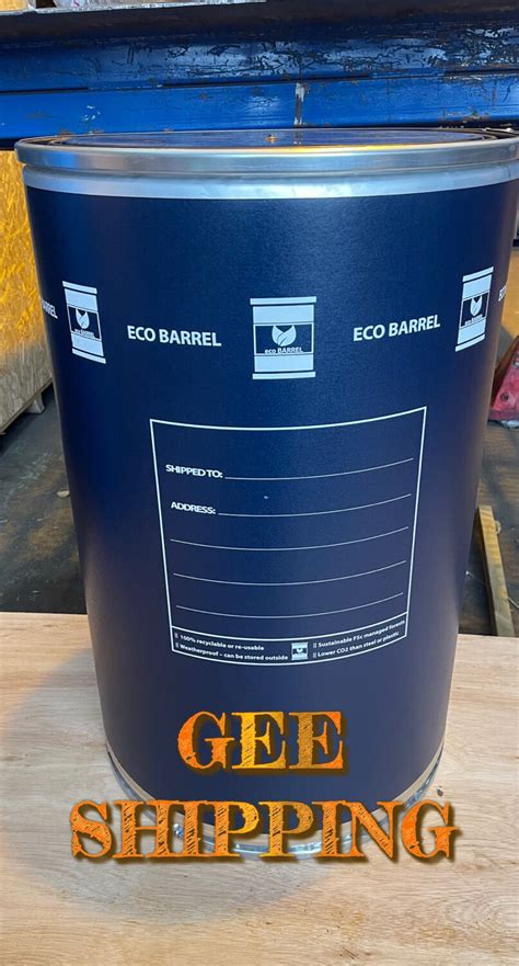 Buy 1 BRAND NEW One Paper Barrel Lockable Cardboard Shipping