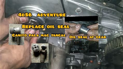 4d56 How Replaced Oil Seal Youtube