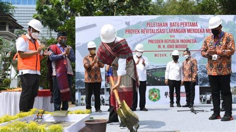 Progres Revitalisasi Lapangan Merdeka Medan Kadis Pkppr Sudah Masuk