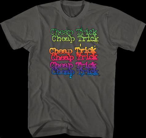 Rainbow Logo Cheap Trick T Shirt