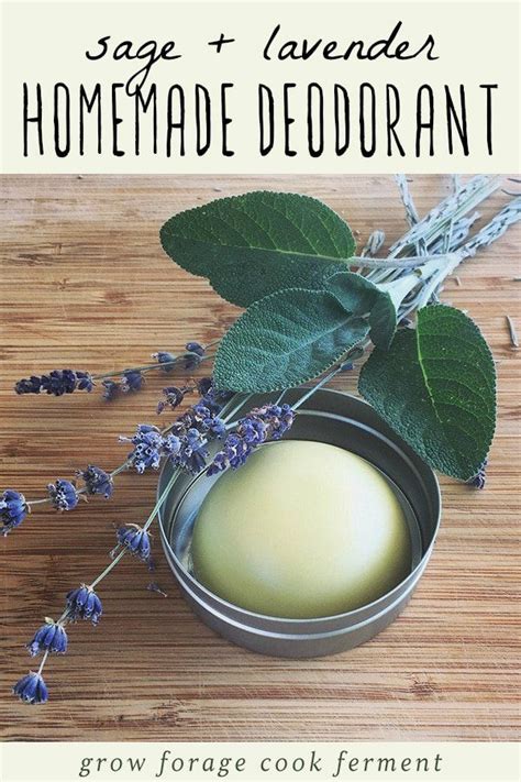 Homemade Deodorant Recipe With Lavender And Sage Artofit