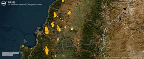 Nasa Reveló Imagen Satelital De Incendios Forestales En El Sur