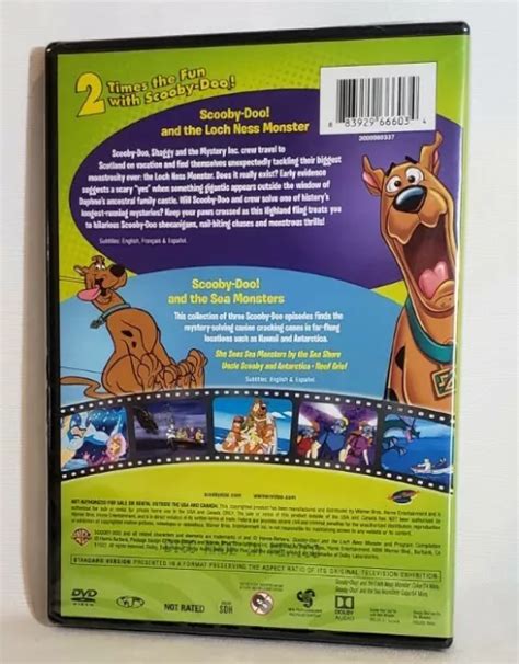 Scooby Doo Double Feature Loch Ness Monster Sea Monsters Dvd New