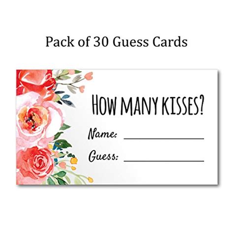 How Many Kisses For The Soon To Be Mrs Bridal Shower Game Sign