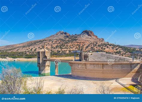 Sidi Salem Dam - Tunisia S Largest Dam on the Medjerda River Stock ...