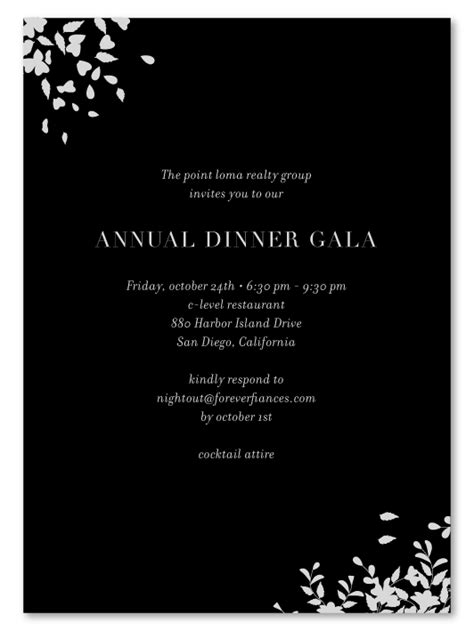 View 19 Gala Dinner Invitation Design Template